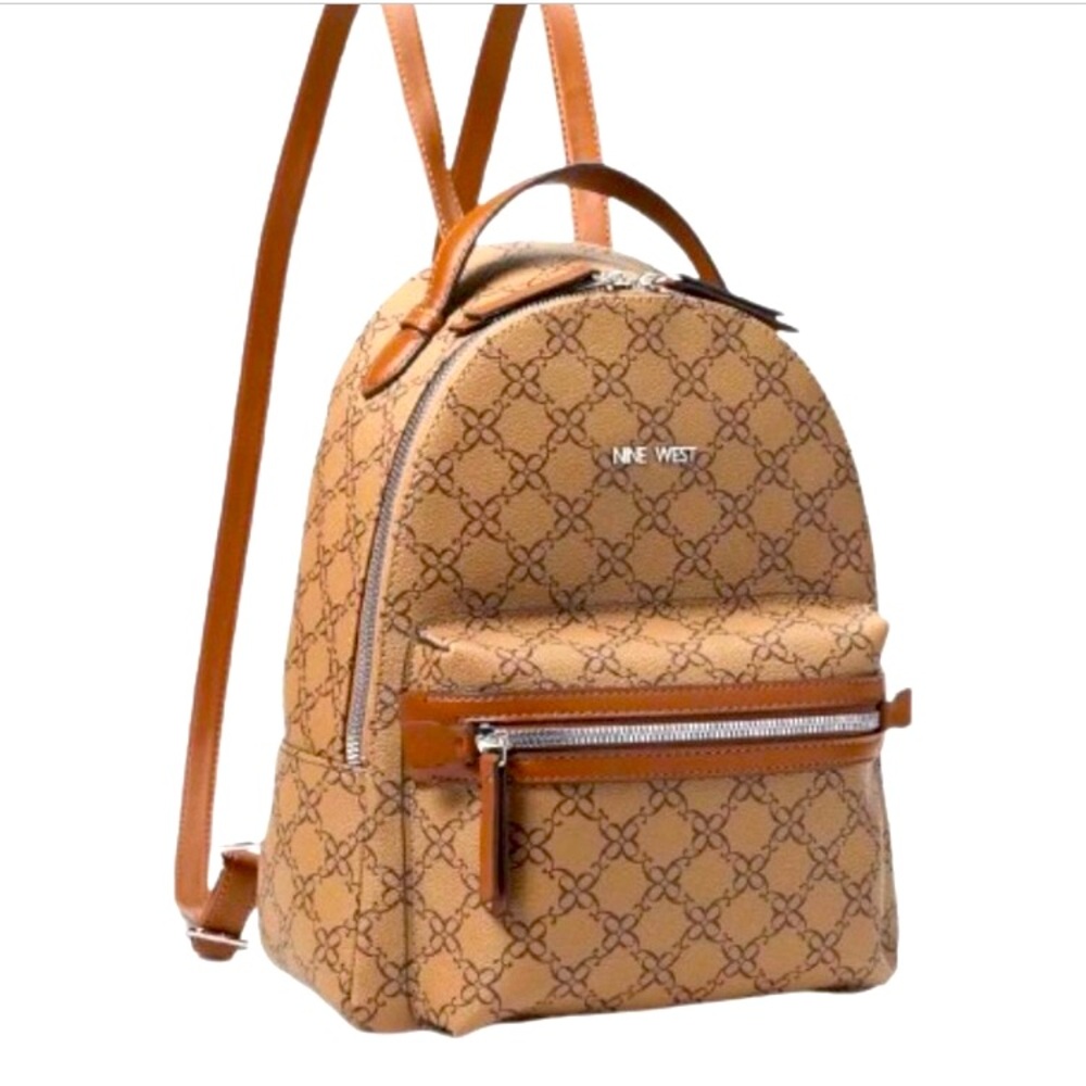 NWT NINE WEST medium Dome Logo Backpack - Picture 1 of 12